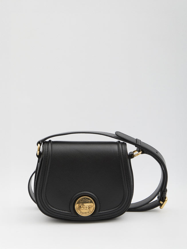 Chloe Horse Medal Bag QT Black