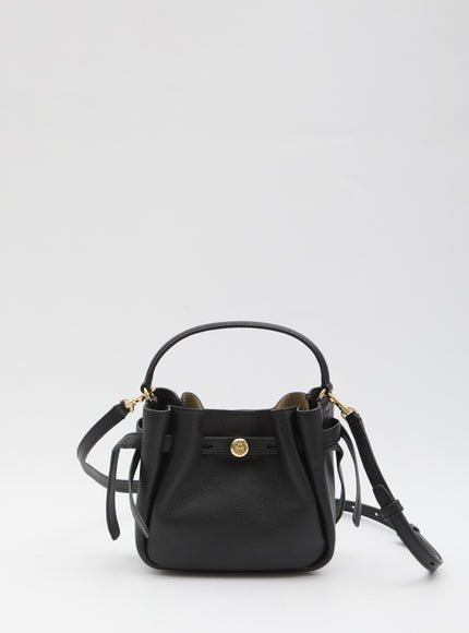 Tory Burch Romy Mini Bucket Bag QT Black
