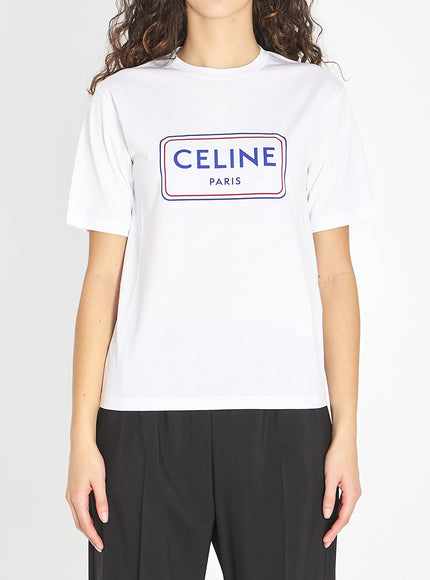 Celine Celine Print T-shirt White
