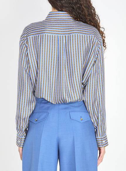 Celine Oversized Striped Shirt