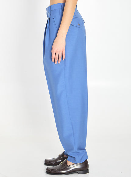 Celine Montauk Pants In Wool And Mohair