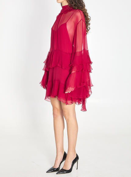 Chloe Mini Dress With Ruffles