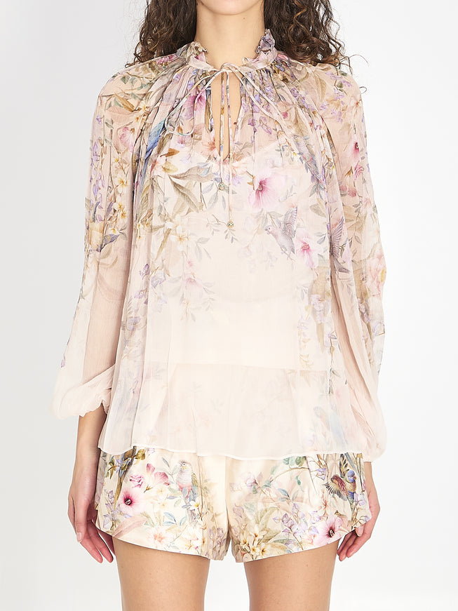 Zimmermann Billow Rebellion Blouse Multicolor