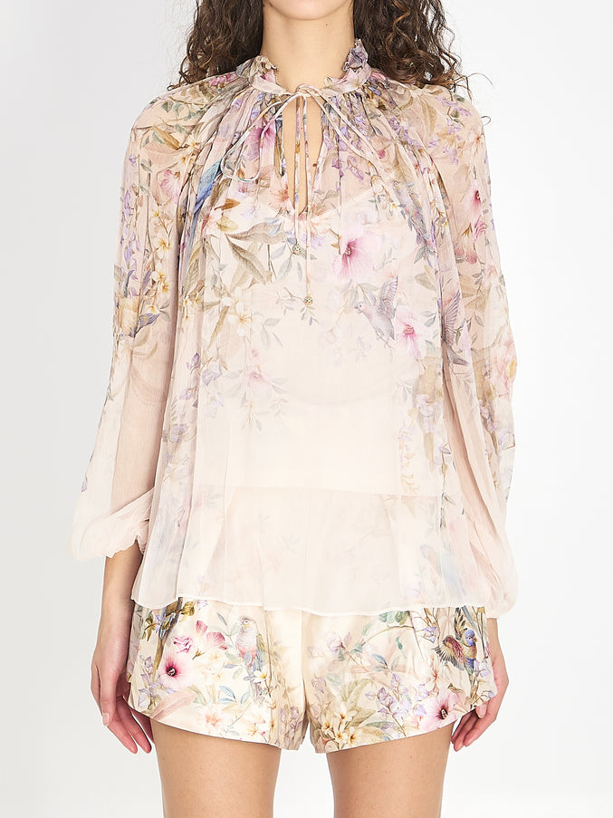 Zimmermann Billow Rebellion Blouse Multicolor