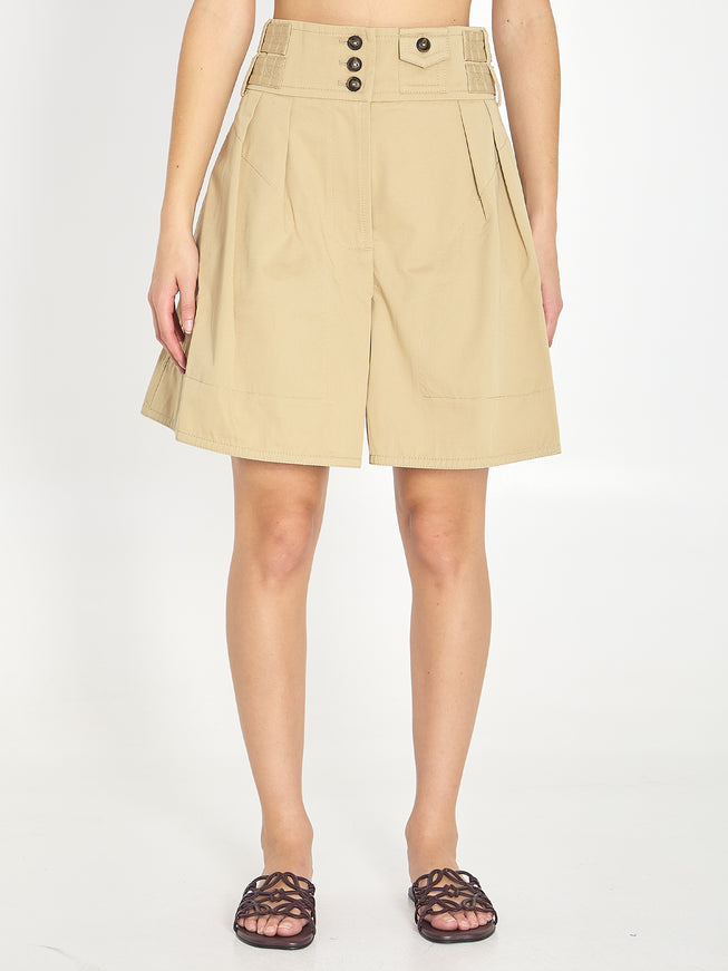 Zimmermann Rebellion Cargo Shorts Beige