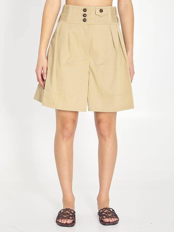 Zimmermann Rebellion Cargo Shorts Beige