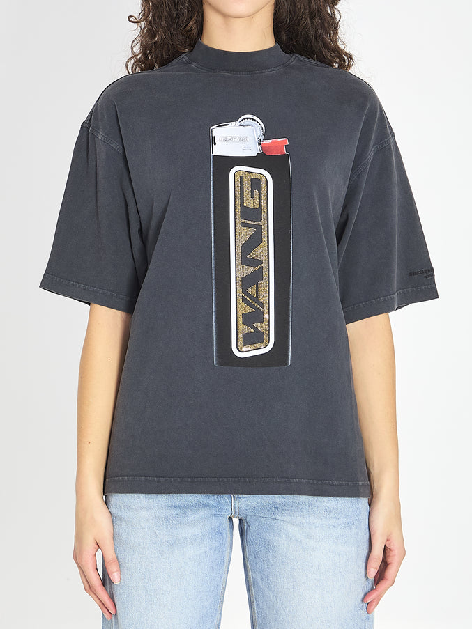 Alexander Wang Lighter Graphic T-shirt Black