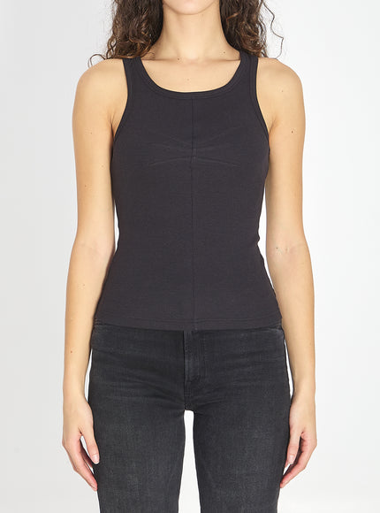 Alaia Darts Tank Top Black