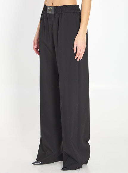 Celine Light Wool Fabric Trousers