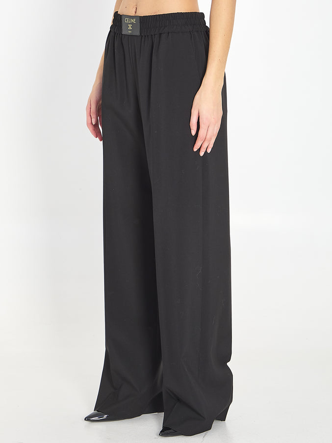 Celine Light Wool Fabric Trousers