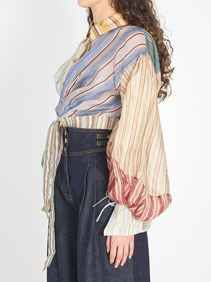 Zimmermann Rebellion Striped Blouse
