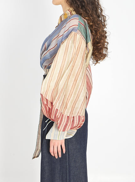 Zimmermann Rebellion Striped Blouse