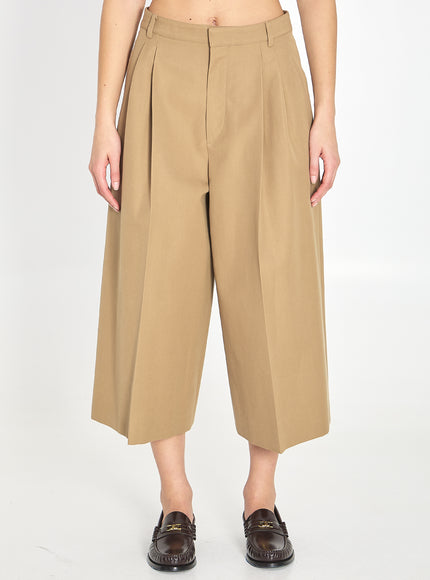 Celine Montauk Cropped Pants Beige