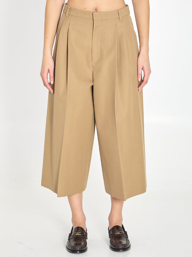 Celine Montauk Cropped Pants Beige