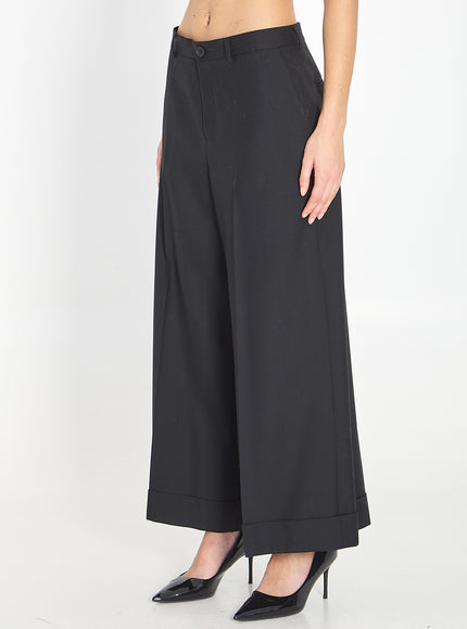 Celine Dock Pants In Wool Gabardine