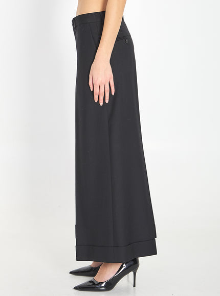 Celine Dock Pants In Wool Gabardine