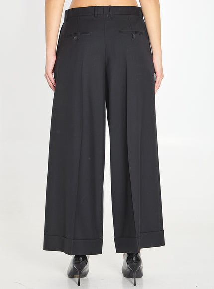 Celine Dock Pants In Wool Gabardine