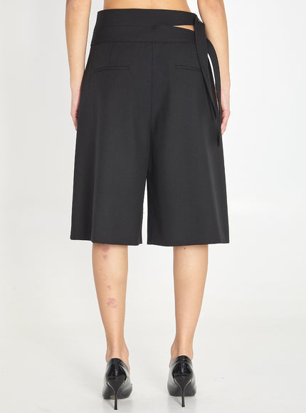 Chloe Bermuda Shorts With Double Belt