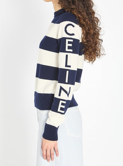 Celine Crawneck Wool Sweater