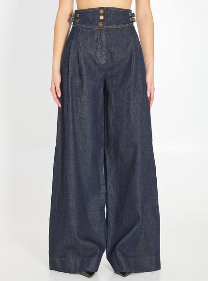 Zimmermann Rebellion Denim Pants Blue