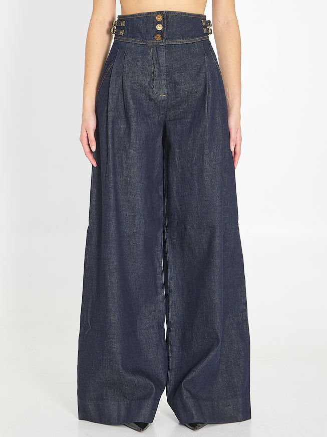 Zimmermann Rebellion Denim Pants Blue