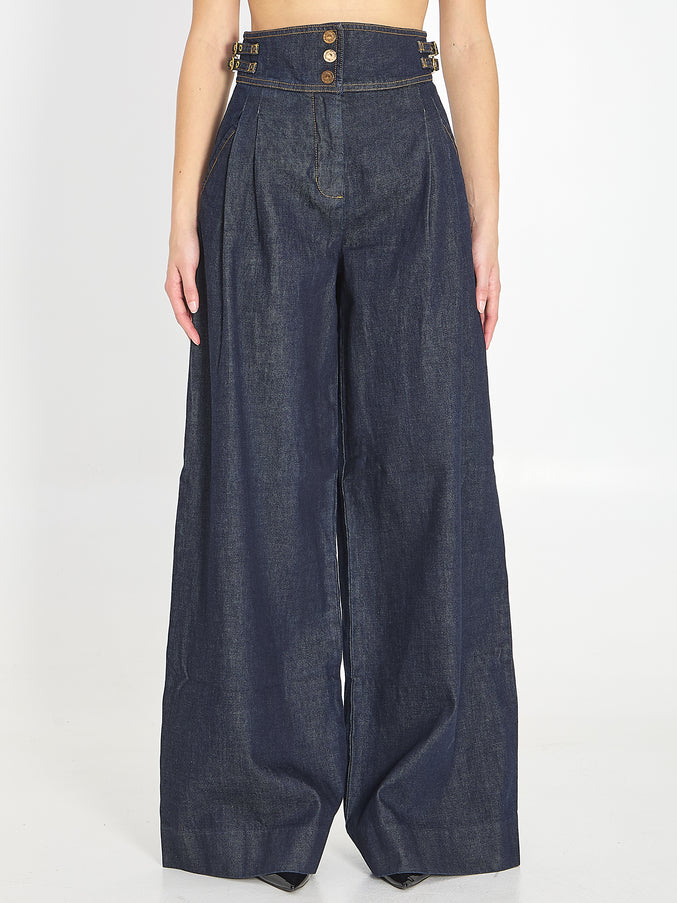Zimmermann Rebellion Denim Pants Blue