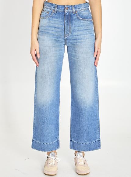 Chloe High-waisted Shorts Jeans Blue