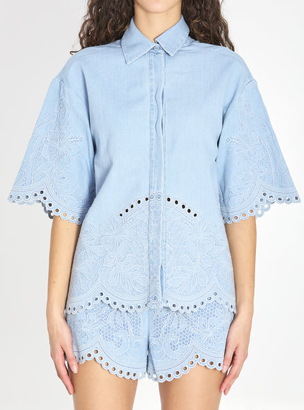Zimmermann Daylight Denim Shirt Light Blue