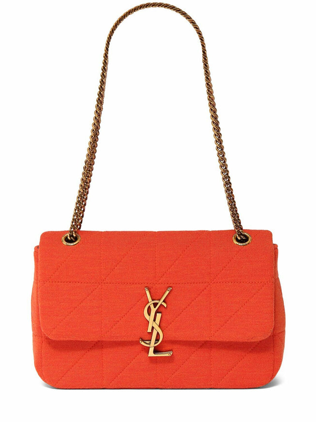 Saint Laurent Coral Jersey Medium Jamie Shoulder Bag