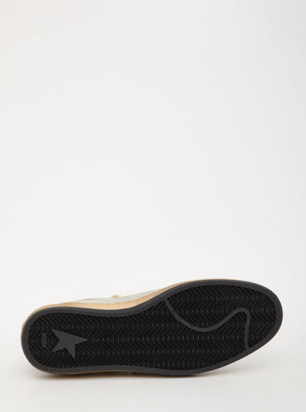 Golden Goose Ball Star Sneakers in White and Silver