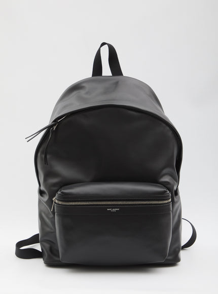 Saint Laurent City Backpack QT Black