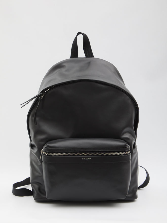 Saint Laurent City Backpack QT Black