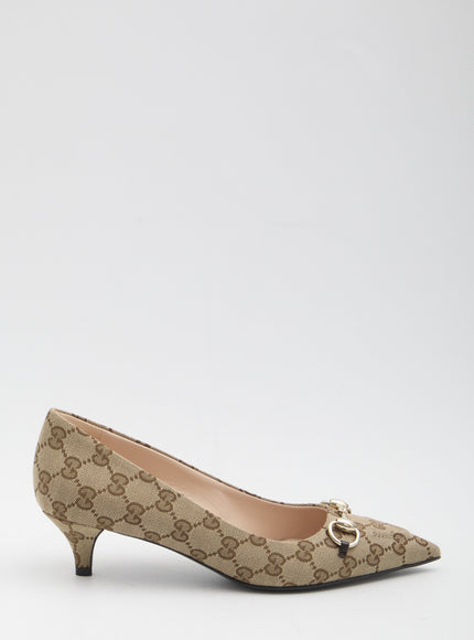 Gucci Pumps With Horsebit Beige