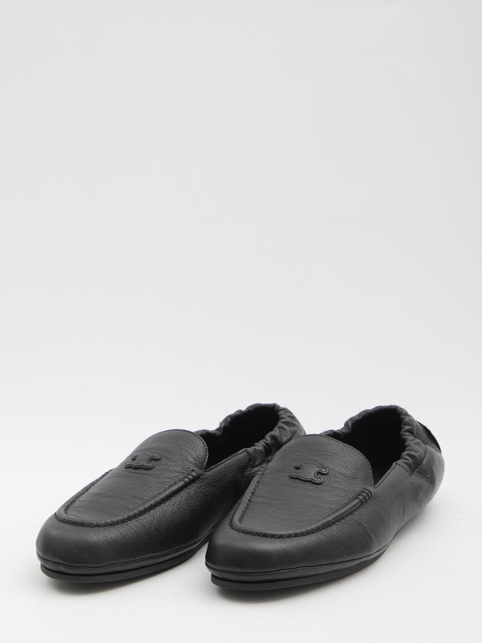 Celine Triomphe Slip-on Loafers