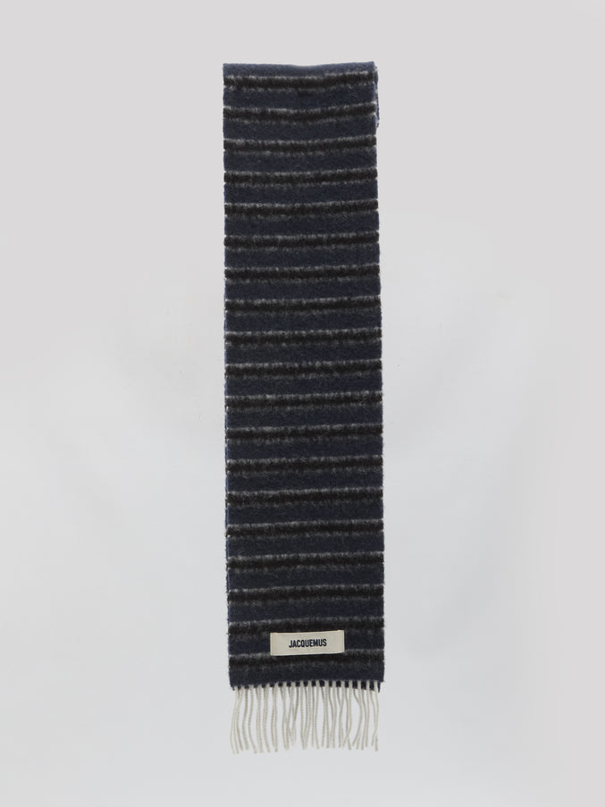 Jacquemus Rayures Scarf QT Blue