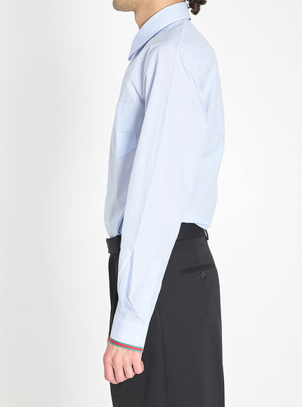 Gucci Web Stripe Cotton Shirt