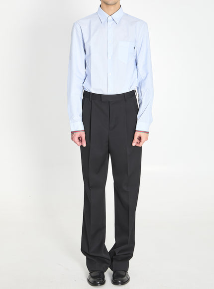 Gucci Web Stripe Cotton Shirt