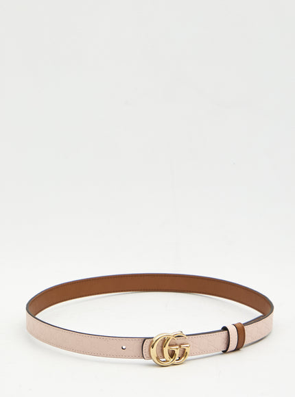 Gucci Reversible Gg Marmont Skinny Belt