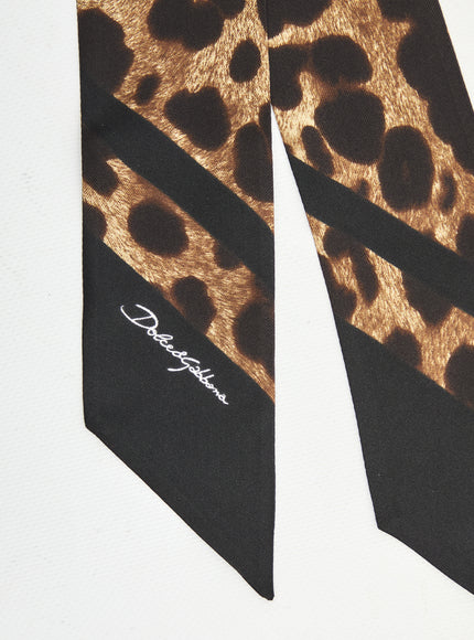 Dolce & Gabbana Silk Twill Bandeau