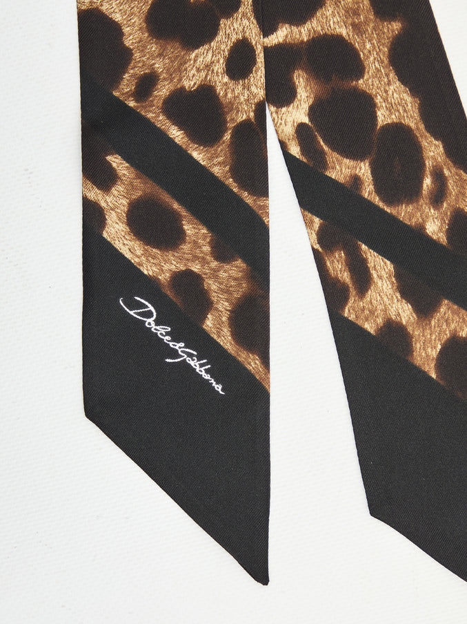 Dolce & Gabbana Silk Twill Bandeau