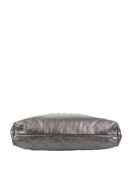 Chanel 22 Small Hobo Bag in Dark Grey Quilted Leather