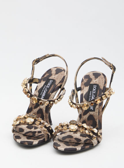 Dolce & Gabbana Animal Print Sandals
