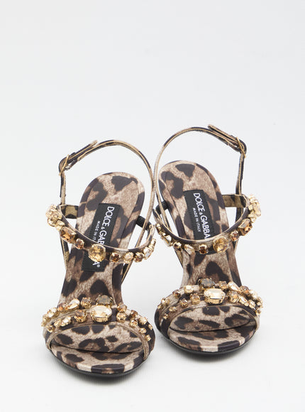 Dolce & Gabbana Animal Print Sandals
