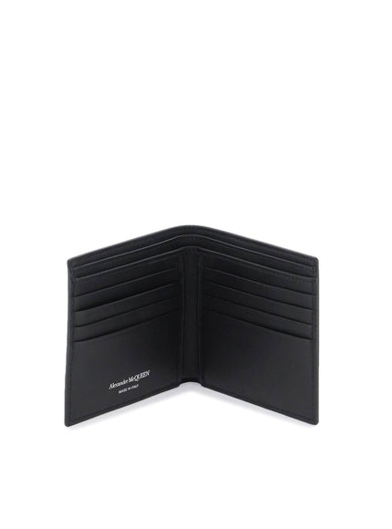 Alexander Mcqueen graffiti bi-fold wallet