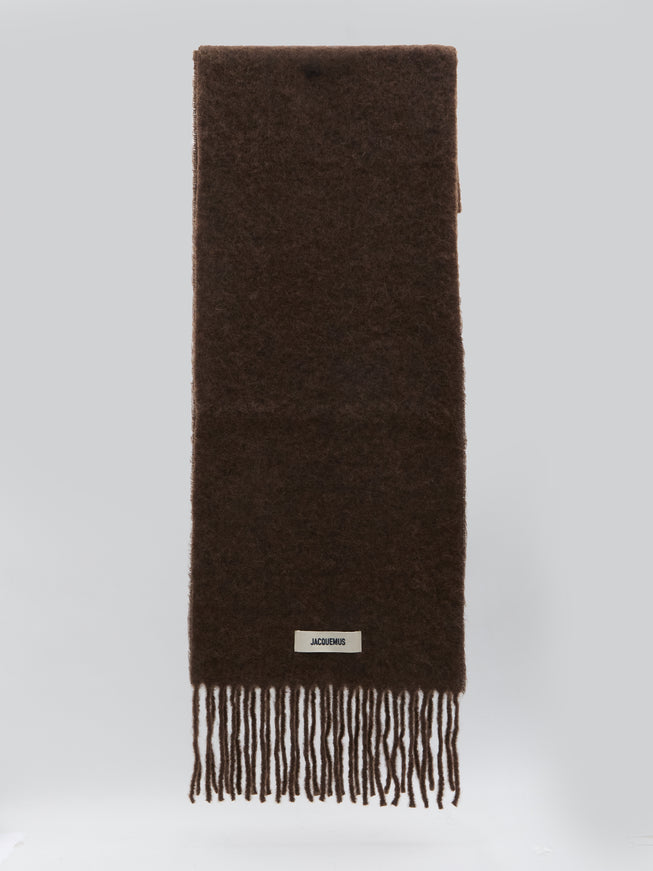 Jacquemus Carro Scarf QT Brown
