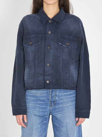 Balenciaga Demin Jacket Blue