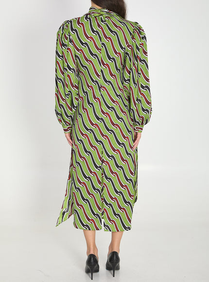 Gucci Printed Silk Dress