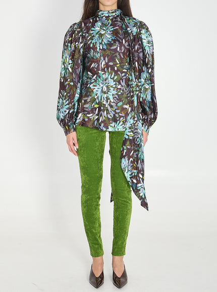 Gucci Printed Silk Twill Shirt
