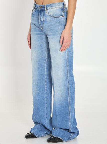 Gucci Cotton Denim Flare Pants