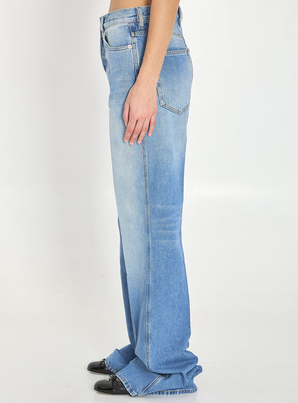 Gucci Cotton Denim Flare Pants
